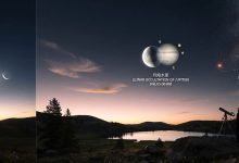 9月天象接連登場，月亮將沿著黃道運行，陸續與木星、軒轅十四、金星、心宿二及昴宿星團發生月掩。（圖／AI生成）