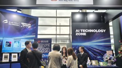 臻鼎參展SEMICON Taiwan 全面展現高階PCB技術實力 5 從高速傳輸到超高層板,全面展現集團因應次世代AI算力基礎建設的高階PCB技術實力。(圖/記者許若茵攝)