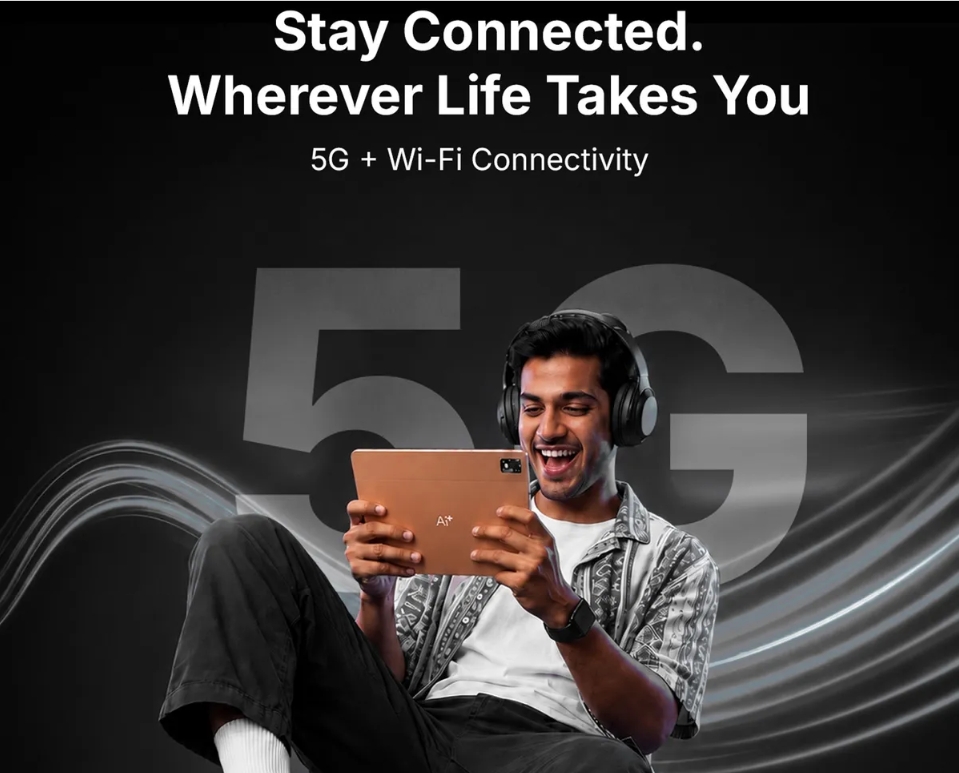 螢幕尺寸直逼 12 吋!印度品牌 Ai+ 發表 NovaTab 5G 平板、搭載紫光展銳晶片 1 在相機方面,NovaTab 配備了 1300 萬像素後置相機和 8 兆像素前置相機。 Ai+ 功能著重強調了相機在日常使用中的應用,例如視訊通話、課堂學習和日常對話。(圖/擷取自flipkart)