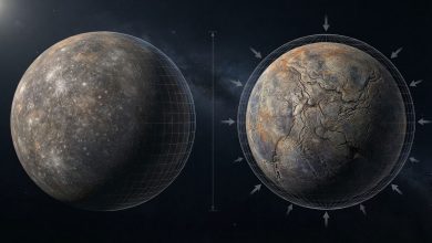 水星持續「縮水」 收縮量恐多30% 4 水星的收縮量可能比過去估計多出約10%至30%。(圖/AI生成)