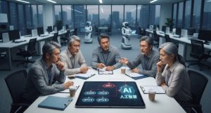 AI太會「搶工作」!基層職缺消失 企業5年後恐面臨「無人接班」 1 AI正快速改變過去用來培養職場新鮮人的入門工作,未來5年可能出現「領導人才斷層」危機。(圖/AI生成)