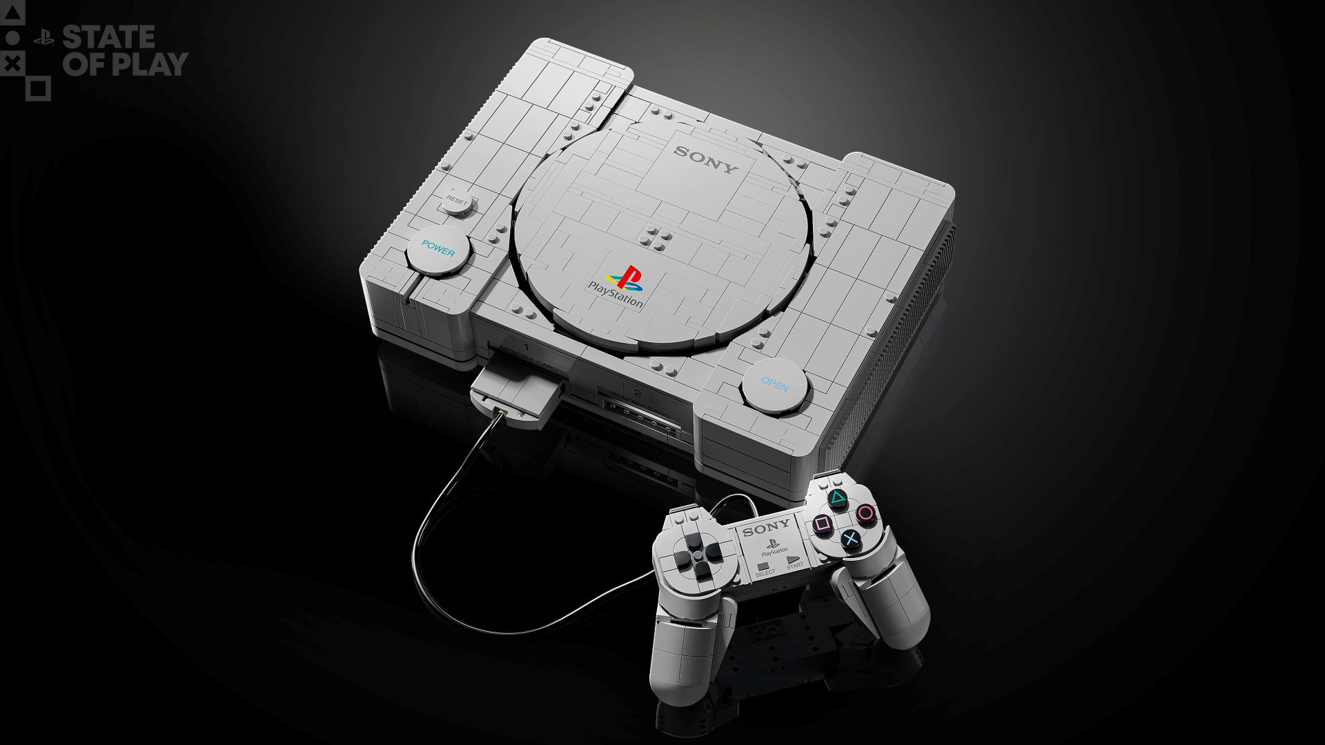 這款「樂高PlayStation」忠實地還原了初代PlayStation的灰色機身和手柄,過去曾徹底改變了遊戲產業,而這款產品如今使用了1911塊樂高積木。(圖/取自@LEGO_Group_JP X)