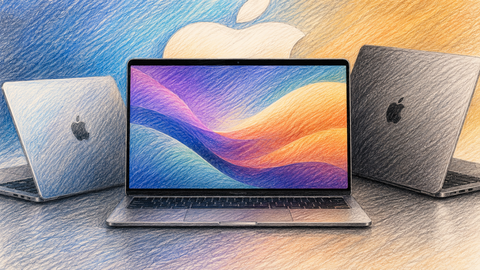 蘋果傳研發全新 13.8 吋 OLED MacBook:將成 Air 與 Pro 之間新級距 1 根據研究公司Omdia更新的產品路線圖,蘋果可能會在 2029 年推出一款全新的 13.8 吋 OLED MacBook 機型,從而在 MacBook Air 和 MacBook Pro 之間創建一個新的產品層級。(圖/AI生成)
