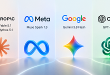 Anthropic、Meta、Google與OpenAI接連推出模型更新，短短數天內就有多款新版本登場。（圖／AI生成）