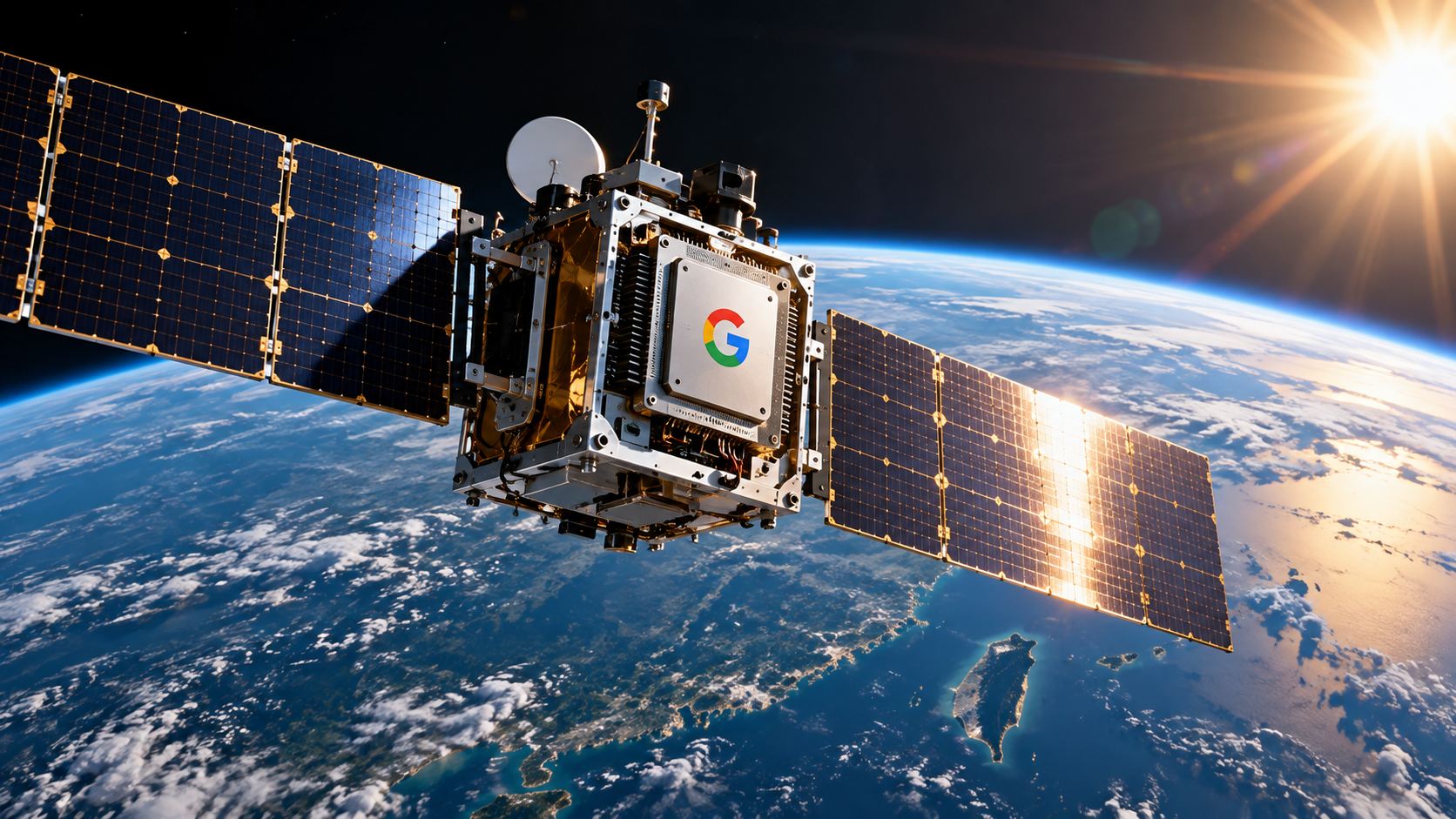 Google「Project Suncatcher」下週上太空 首度測試TPU能否在軌道運行 1 ChatGPT 圖像 2026年9月29日 上午10 37 32