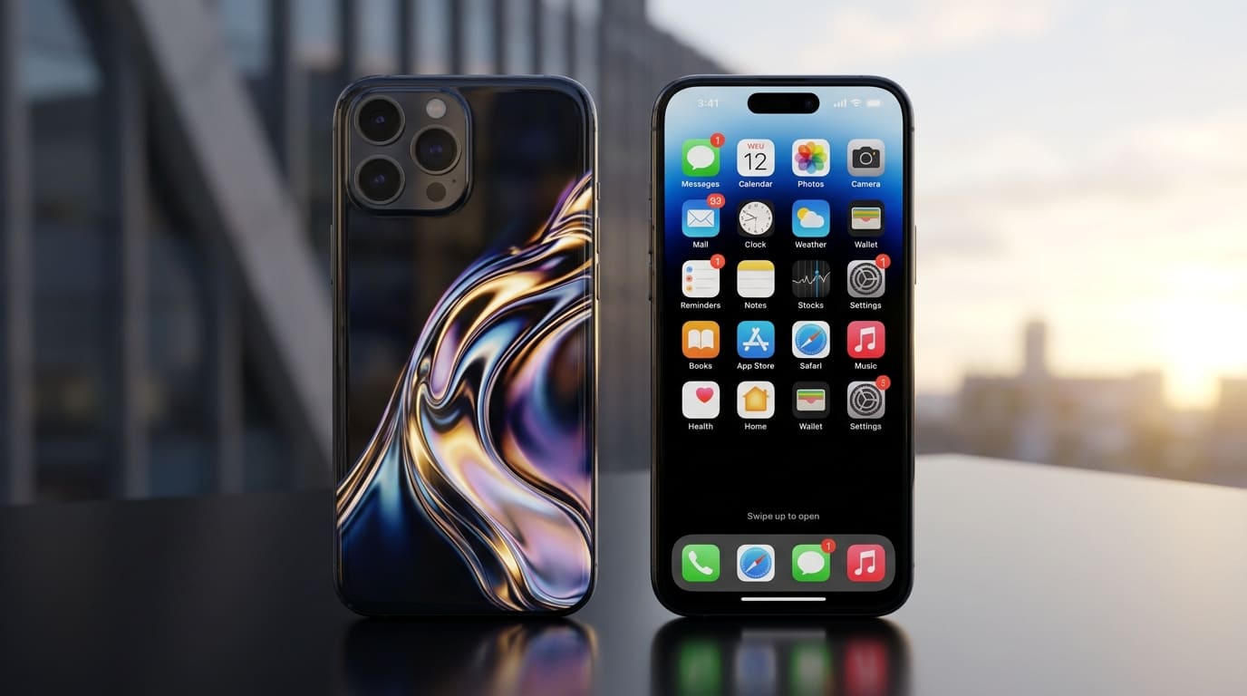 重磅亮點留給四曲面!iPhone Pro傳明年以超窄邊框亮相 1 預計蘋果將推遲採用兩項先進的顯示技術——封裝彩色濾光片(COE)和低溫多晶氧化物增強型(LTPO+)——這兩項技術原本計劃用於明年推出的20週年紀念版iPhone。這些技術分別可以實現更薄的面板和更高的功率。(圖/AI生成)