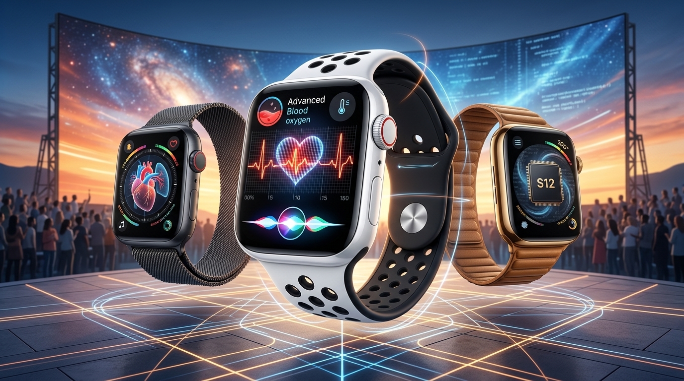 Apple Watch Series 12 下週登場:3大創新功能搶先曝光 效能、健康全面升級 1 外媒指出,新款 Series 12 感測器可以「全天持續收集數據——而不僅僅是在檢測到你進行劇烈活動,或在其他隨機時間間隔收集數據」。(圖/AI生成)
