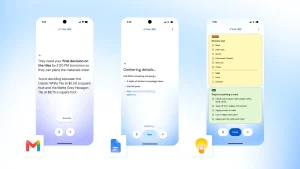 AI人工智慧學院 4 Google在Gmail、Google Docs與Google Keep推出全新對話式AI功能。(圖/截取自Google)