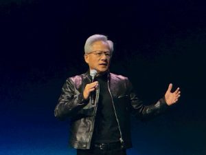 AI人工智慧學院 5 黃仁勳表示,網路安全「很可能成為人工智慧的下一個主要應用領域」。( 資料圖/記者 孟圓琦攝)