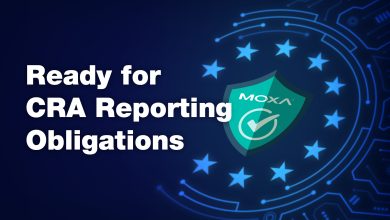 工業通訊及網路設備領導廠商四零四科技（Moxa）宣告，將於2026年9月11日歐盟《網路韌性法案》（CRA）第一階段營運義務正式生效前，已全面準備就緒遵循強制性漏洞與資安事件通報規範。（圖／MOXA提供）