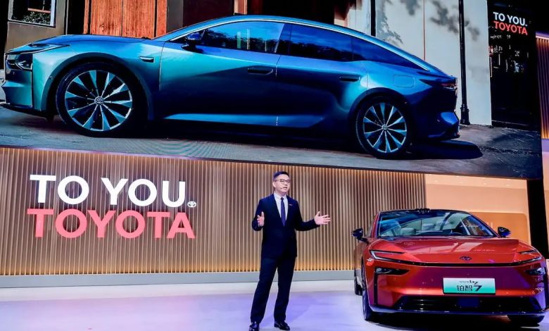 Toyota new EV China