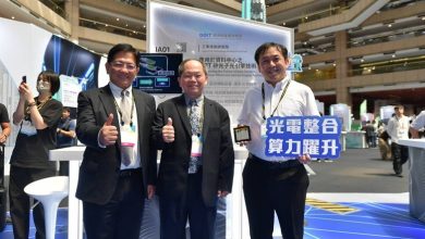 攻AI算力商機!產業技術司TIE發表3.2T矽光子引擎 3 技術司亮點成果「3.2T矽光子光引擎技術」,以光突破傳統銅線傳輸限制,每秒可傳送約20部4K電影的資料量。(圖/經濟部)