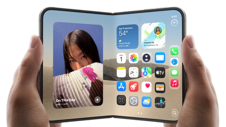 蘋果iPhone Duo帶來了一系列創新，採用了一種新的封裝工藝，將 RAM 放置在 SoC 旁邊，而不是在其上方。這雖然需要佔用主機板上更多的空間，但可以更有效地散熱。（圖／取自蘋果官網）