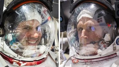 加拿大太空人睽違7年再度太空漫步!攜手NASA升級太空站電力 4 NASA太空人阿尼爾·梅農(Anil Menon,左)與加拿大太空總署太空人約書亞·庫特里克(Joshua Kutryk,右),在美國德州休士頓詹森太空中心的中性浮力實驗室進行太空漫步訓練。(圖/擷取自NASA官網)
