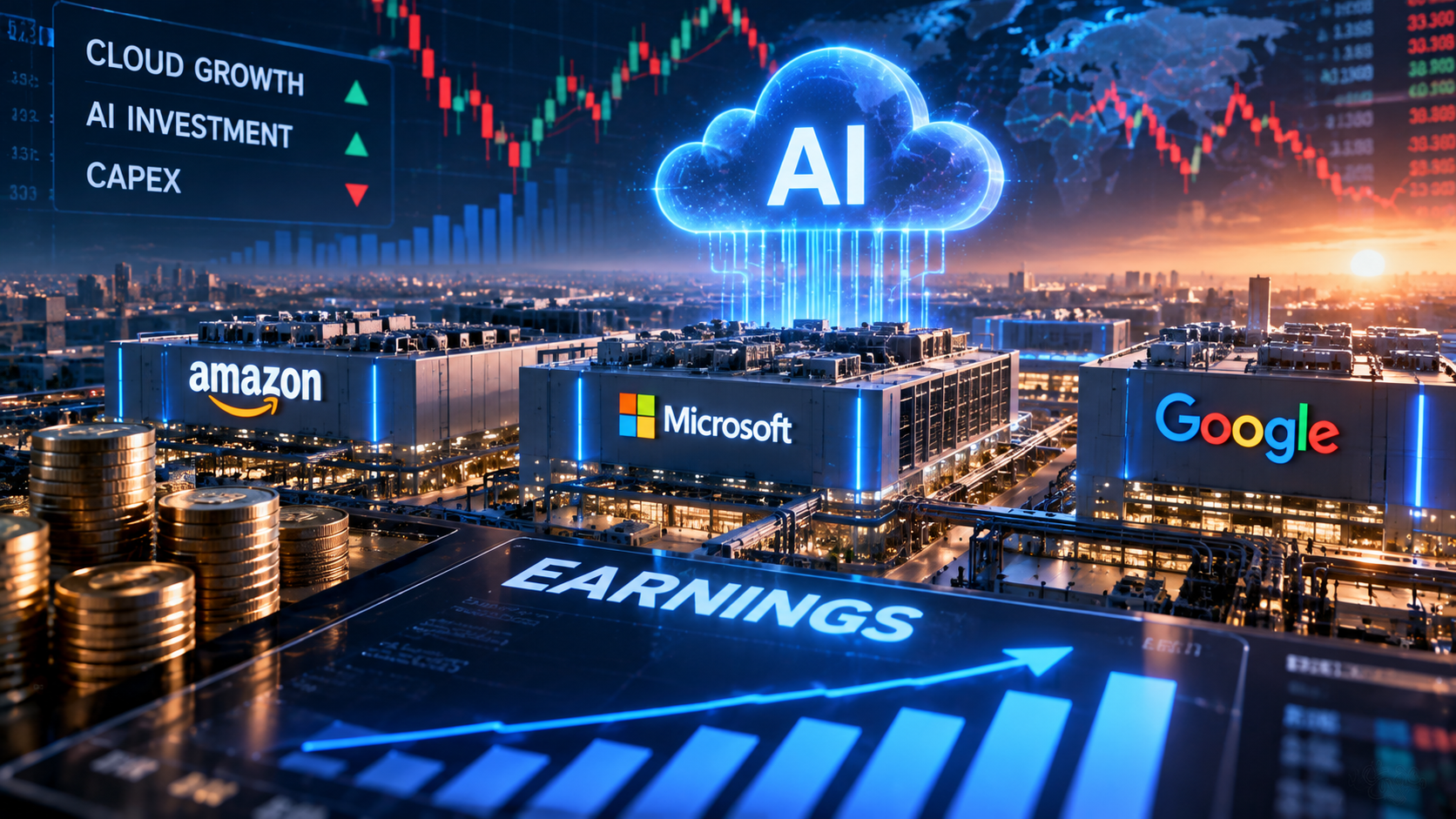 AI雲端科技財報數據中心展望