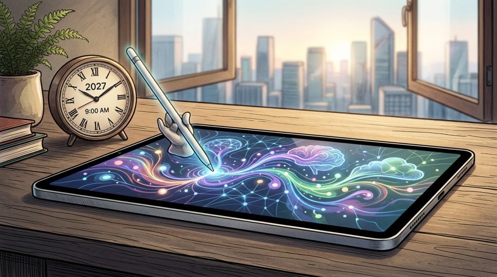 精選 8 彭博社報導指出,稍後舉行的Mac和iPad發布會應該是蘋果今年的最後一次產品發布。這意味著許多備受期待的產品將被推遲到2027年初發布。(圖/AI生成)