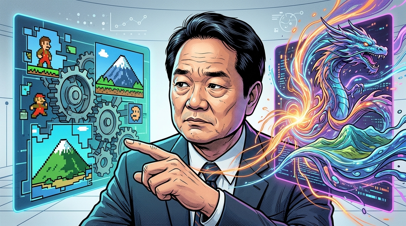 被譽為 PlayStation 之父的久多良木健日前表示，PlayStation在早期曾是「技術驅動力」，在他退休後，由於大量PC行業人才的湧入，這款遊戲機變得越來越接近PC。雖然這種轉變有利有弊，但久多良木認為，它最終並沒有帶來進一步的技術革新。（圖／AI生成）