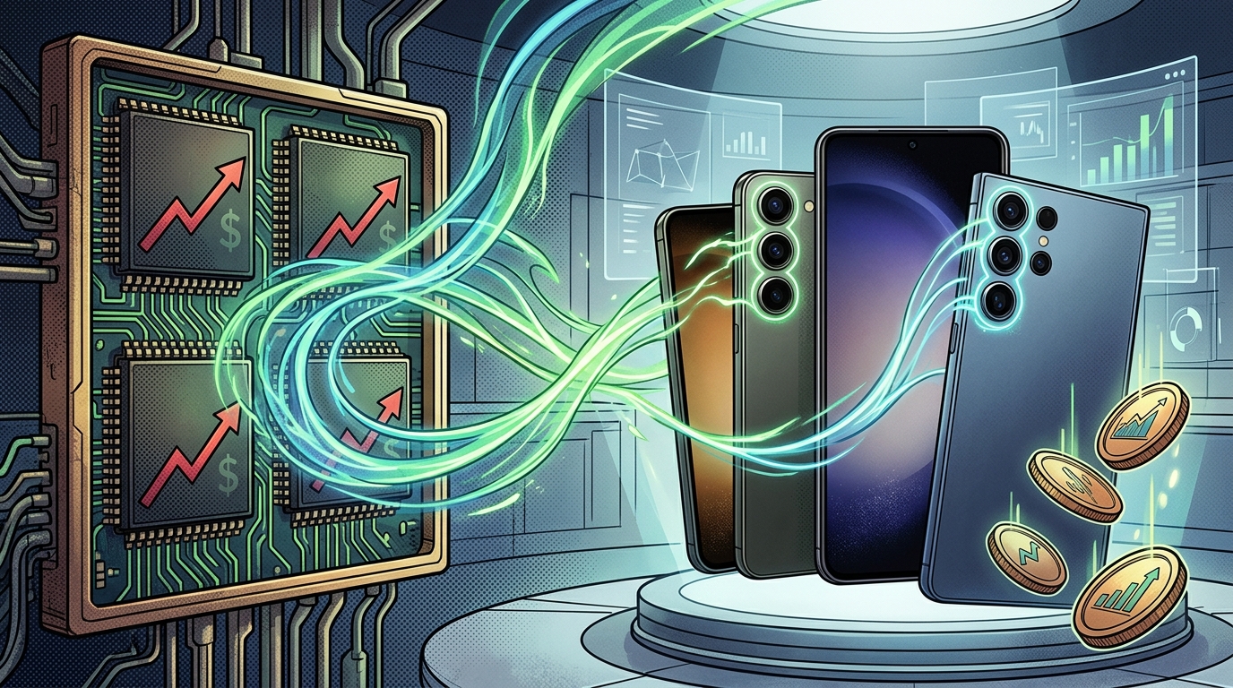 記憶體成本衝擊!傳三星 Galaxy S27 與 S27+ 將沿用舊款相機規格並面臨漲價 1 根據 GalaxyClub的最新消息,三星將在價格更低的 Galaxy S27 和 Galaxy S27+ 上放棄這款全新的前置相機。出於成本考慮,這兩款手機將繼續使用 1200 萬像素的前置攝像頭。(圖/AI生成)