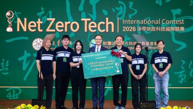 臺科大研發再突破 全固態電池、氣體分離膜及廢電池再生技術獲獎 4 國立臺灣科技大學研究團隊持續投入淨零永續科技研發,在2026 Net Zero Tech淨零排放科技國際競賽中獲獎。(圖/臺科大)