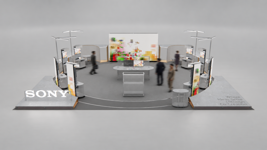 日本CEATEC 2026展會上，Sony介紹集團內部的創新支援計劃。（圖／Sony提供）