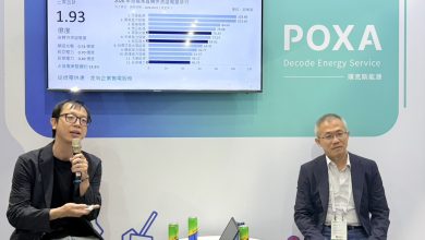 企業綠電採購進入「精算時代」 辰亞能源提升綠電匹配效率 4 (左) 辰亞能源總經理游祥益與 (右) 璞克斯週報主編張仕穎進行企業綠電策略對談。(圖/辰亞能源)