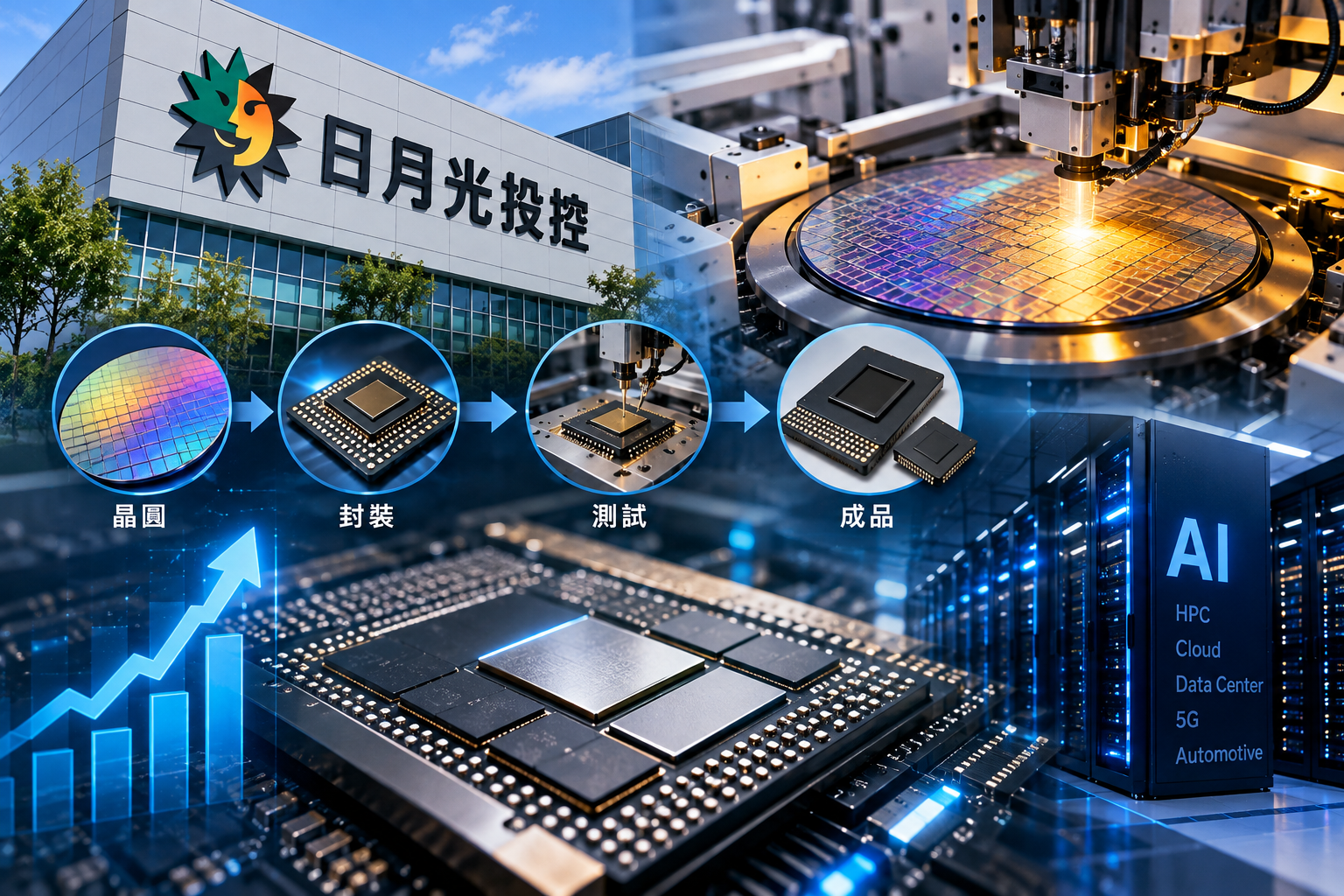 半導體產業鏈/日月光9月營收年增45%!年度資本支出上看105億美元 1 日月光投控半導體封裝測試全景