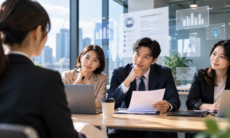 根據日本顧問公司調查，近7成企業招募會看AI技能，創造力成未來關鍵。（圖／AI生成）